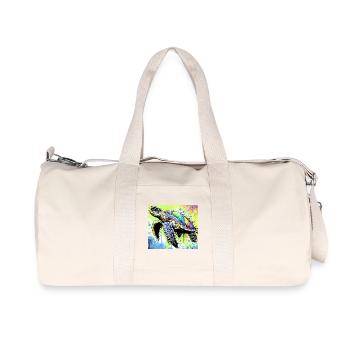 turtle - Recycled Canvas Sports Bag by Stanley/Stella - natural - Front