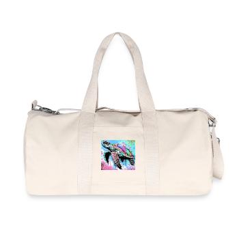 turtle - Recycled Canvas Sports Bag by Stanley/Stella - natural - Front