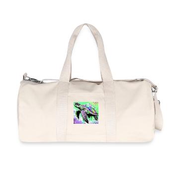 turtle - Recycled Canvas Sports Bag by Stanley/Stella - natural - Front