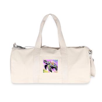 turtle - Recycled Canvas Sports Bag by Stanley/Stella - natural - Front