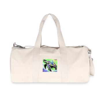 turtle - Recycled Canvas Sports Bag by Stanley/Stella - natural - Front
