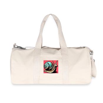 Escargot - Sac de sport en toile recyclée Stanley/Stella - blanc naturel - Devant