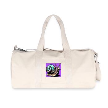 Escargot - Sac de sport en toile recyclée Stanley/Stella - blanc naturel - Devant