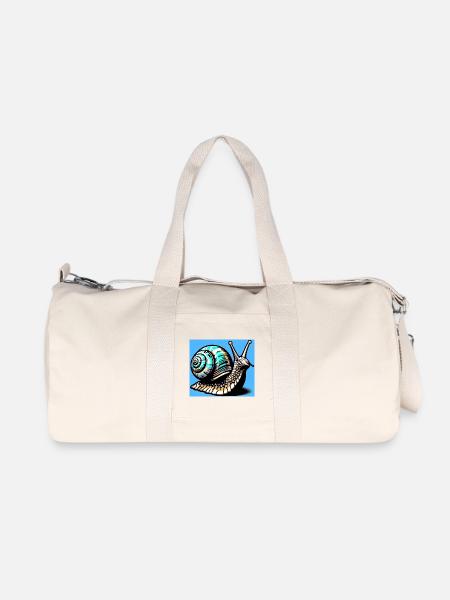 Escargot - Sac de sport en toile recyclée Stanley/Stella - blanc naturel