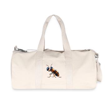 Maikäfer Süßer Hirschkäfer Nashornkäfer Insekten - Recycelte Canvas-Sporttasche von Stanley/Stella - Naturweiß - Vorne