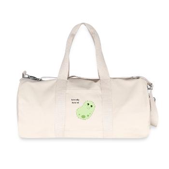 Bactéries mignonnes naturellement isolées - Sac de sport en toile recyclée Stanley/Stella - blanc naturel - Devant