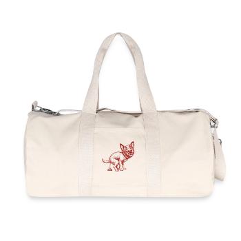 Funny Dogs - Recycled Canvas Sports Bag by Stanley/Stella - natural - Front