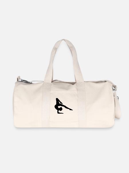 Fille de gymnastique - Sac de sport en toile recyclée Stanley/Stella - blanc naturel