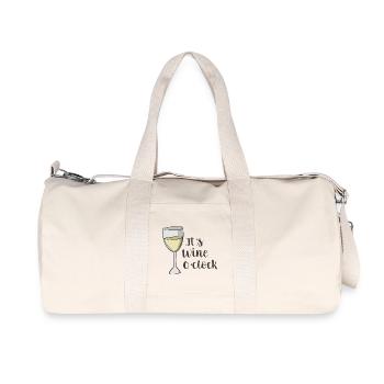 wine - Recycled Canvas Sports Bag by Stanley/Stella - natural - Front