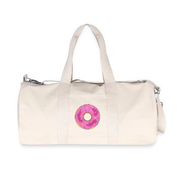 Donut - Recycelte Canvas-Sporttasche von Stanley/Stella - Naturweiß - Vorne