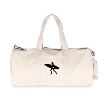surfing - Sac de sport en toile recyclée Stanley/Stella - blanc naturel - Devant