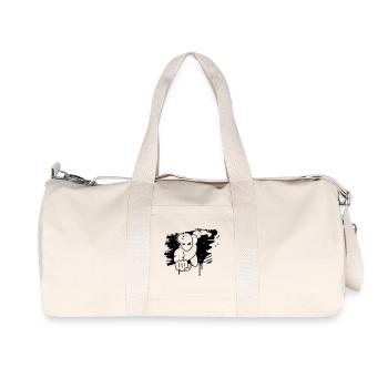 Superhero graffiti - Recycled Canvas Sports Bag by Stanley/Stella - natural - Front