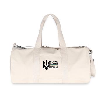 Slava ukraini - Recycled Canvas Sports Bag by Stanley/Stella - natural - Front