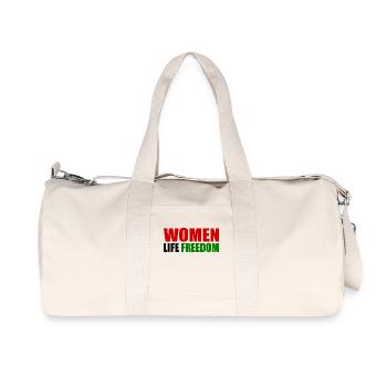 Women life freedom - Sac de sport en toile recyclée Stanley/Stella - blanc naturel - Devant