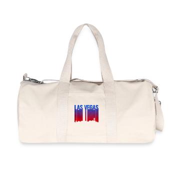 Las Vegas Gradient Skyline Silhouette - Sac de sport en toile recyclée Stanley/Stella - blanc naturel - Devant