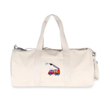 Camion de pompiers avec échelle et eau enfants - Sac de sport en toile recyclée Stanley/Stella - blanc naturel - Devant