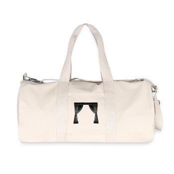 Curtains logo - Recycled Canvas Sports Bag by Stanley/Stella - natural - Front