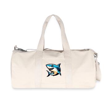 Weißer Hai - Recycelte Canvas-Sporttasche von Stanley/Stella - Naturweiß - Vorne