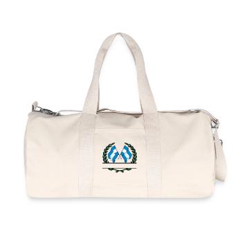 Flags Honduras laurel wreath banner - Recycled Canvas Sports Bag by Stanley/Stella - natural - Front