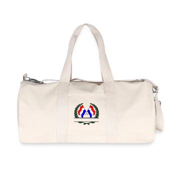 Drapeaux des Pays-Bas couronne de laurier bannière - Sac de sport en toile recyclée Stanley/Stella - blanc naturel - Devant
