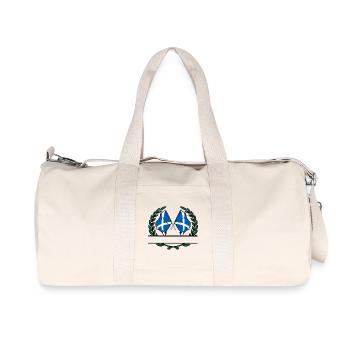 Flags Scotland laurel wreath banner - Recycled Canvas Sports Bag by Stanley/Stella - natural - Front