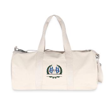 Flags province of Friesland laurel wreath banner - Recycled Canvas Sports Bag by Stanley/Stella - natural - Front