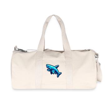 Shark - Recycled Canvas Sports Bag by Stanley/Stella - natural - Front