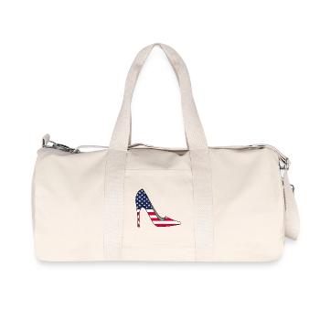 Chaussure de femme et l'Amérique - Sac de sport en toile recyclée Stanley/Stella - blanc naturel - Devant