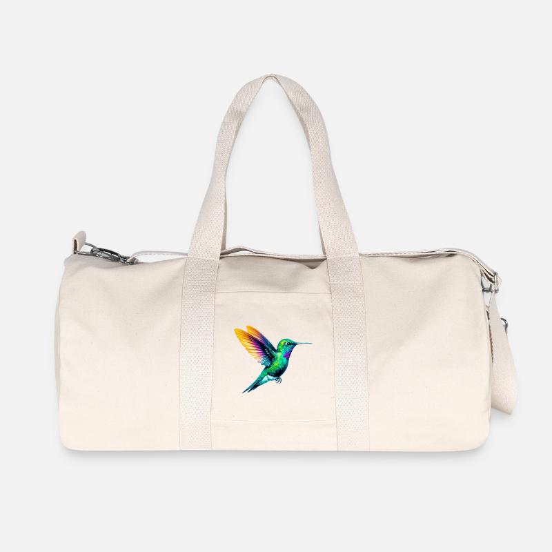 Kolibri - Recycelte Canvas-Sporttasche von Stanley/Stella - Naturweiß