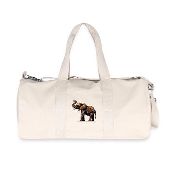 Elephant - Recycled Canvas Sports Bag by Stanley/Stella - natural - Front