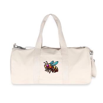 Bee - Recycled Canvas Sports Bag by Stanley/Stella - natural - Front