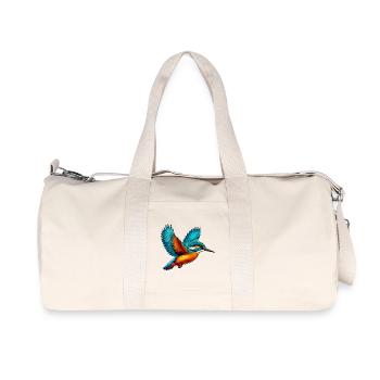 Kingfisher - Recycled Canvas Sports Bag by Stanley/Stella - natural - Front