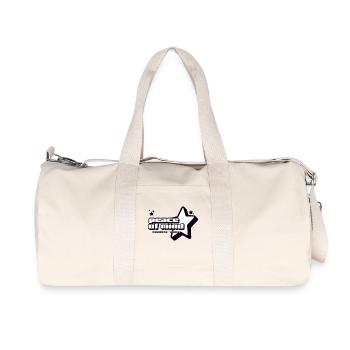 Peace of Mind - Recycelte Canvas-Sporttasche von Stanley/Stella - Naturweiß - Vorne