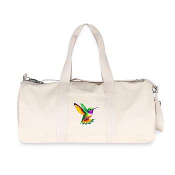 Kolibri - Recycelte Canvas-Sporttasche von Stanley/Stella - Naturweiß - Vorne
