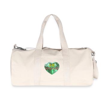 Diamond Heart I Love Bio - Sac de sport en toile recyclée Stanley/Stella - blanc naturel - Devant