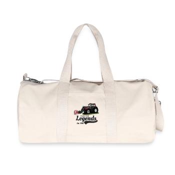 Traktor Legends Vintage Print - Recycled Canvas Sports Bag by Stanley/Stella - natural - Front