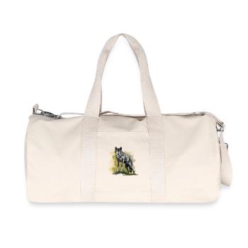 L’œil de loup et l’art de la nature - Sac de sport en toile recyclée Stanley/Stella - blanc naturel - Devant