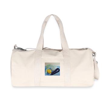 nature morte - Sac de sport en toile recyclée Stanley/Stella - blanc naturel - Devant
