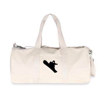 Planche à neige - Sac de sport en toile recyclée Stanley/Stella - blanc naturel - Devant