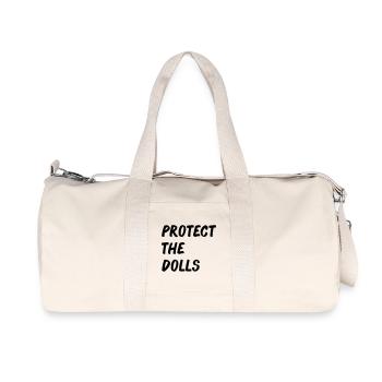 Protect_the_Dolls_-- - Recycled Canvas Sports Bag by Stanley/Stella - natural - Front