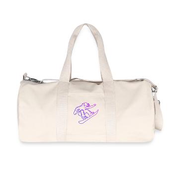 Compact snowboard design for snowboard for - Recycled Canvas Sports Bag by Stanley/Stella - natural - Front