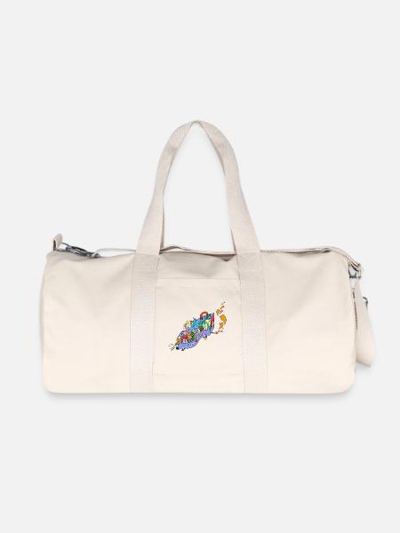 FUN_FUN_EXPRESS - Recycelte Canvas-Sporttasche von Stanley/Stella - Naturweiß