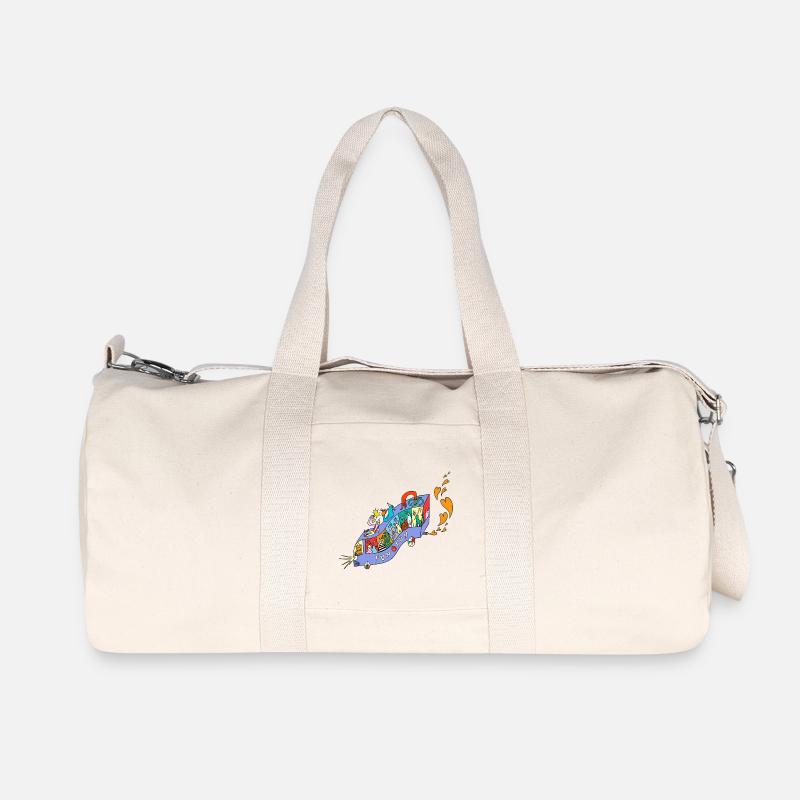 FUN_FUN_EXPRESS - Recycelte Canvas-Sporttasche von Stanley/Stella - Naturweiß