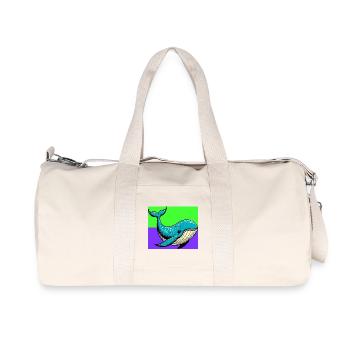 baleine - Sac de sport en toile recyclée Stanley/Stella - blanc naturel - Devant