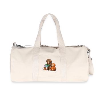 the monkey punch - Monkey Gardening - Recycled Canvas Sports Bag by Stanley/Stella - natural - Front