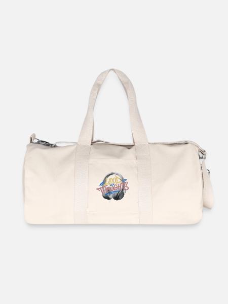 Loud Thoughts Graffiti - Recycled Canvas Sports Bag by Stanley/Stella - natural