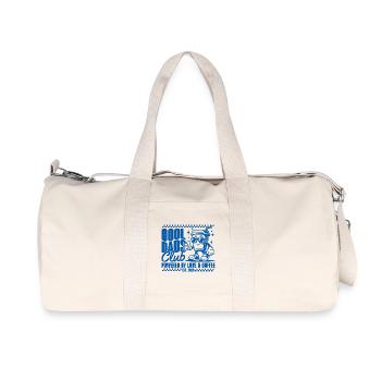 Club des papas cool - Cadeau de la fête des pères 2026 - Sac de sport en toile recyclée Stanley/Stella - blanc naturel - Devant