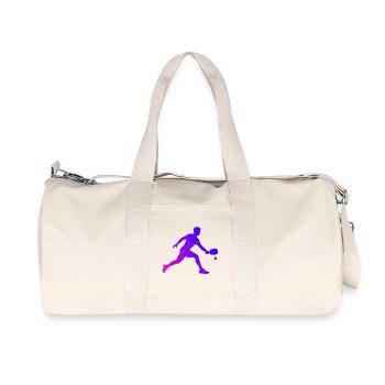 Pickleball player Fans Love Pickleball Community - Recycled Canvas Sports Bag by Stanley/Stella - natural - Front