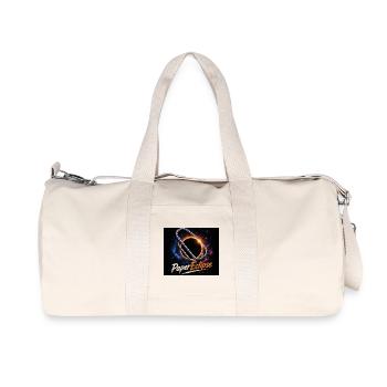 Coupure de papier éclipsée 2026 - Sac de sport en toile recyclée Stanley/Stella - blanc naturel - Devant