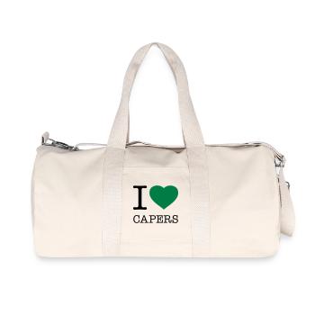 I LOVE CAPERS Kapern - Recycled Canvas Sports Bag by Stanley/Stella - natural - Front